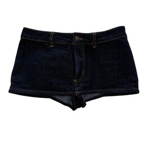 Lioness Black Denim Mini Skirt with shorts inside